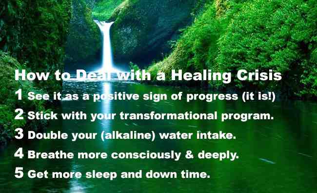 healing crisis tips compress